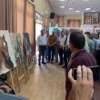 رئيس بلدية دورا يفتتح المعرض الفني (حكايات فلسطينية)