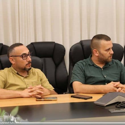 Dura Municipality Congratulates the Administrative Board of the Palestine Red Crescent Society – Hebron Branch and Discusses Ways to Strengthen Joint Cooperation