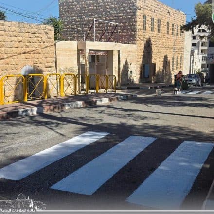 Dura Municipality Marks School Walkways