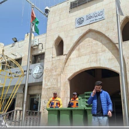 Dura Municipality Receives Waste Containers to Enhance Sanitation Services